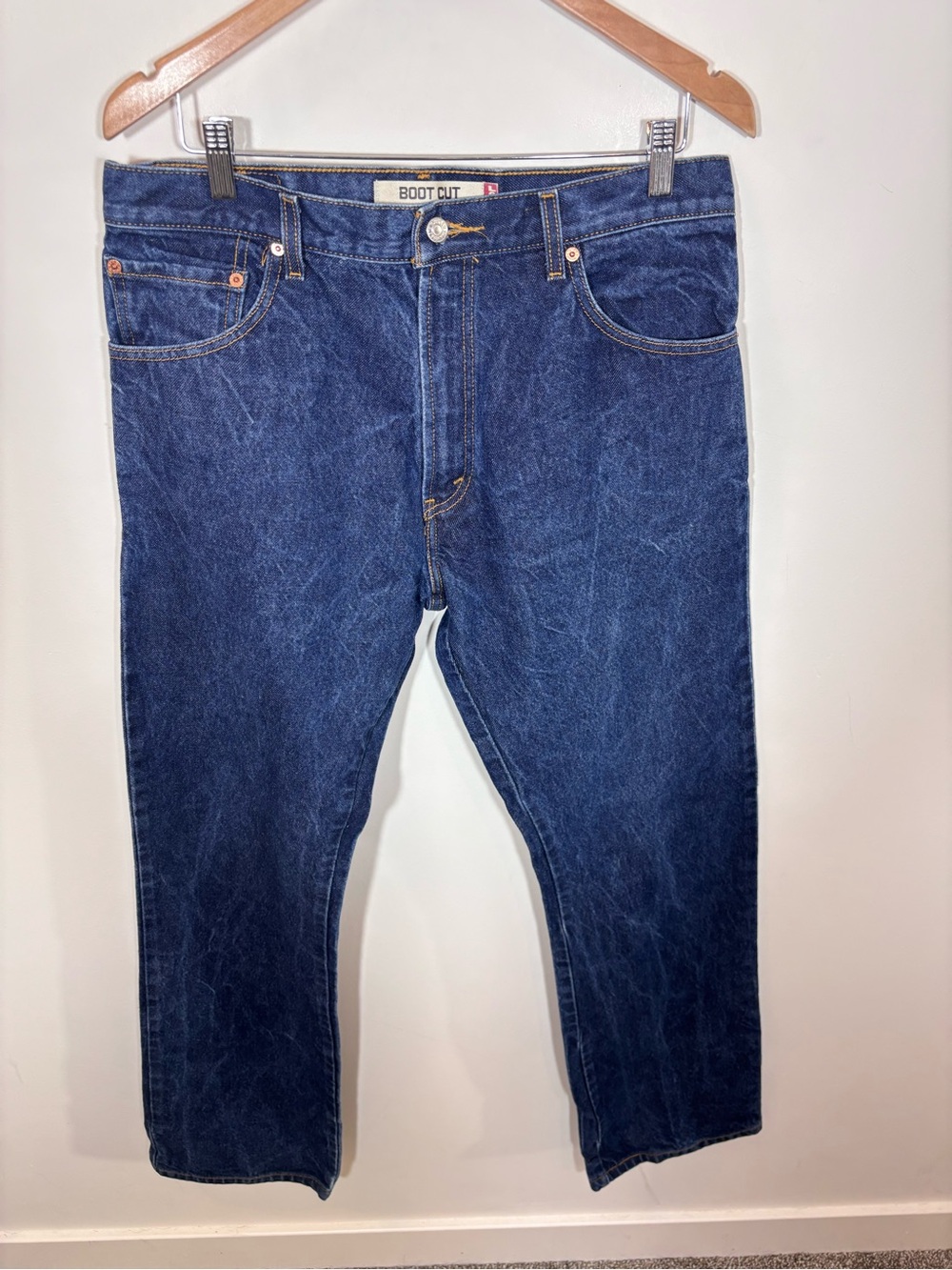 Levi’s Men 517 Bootcut Jeans Blue 35X34 Cotton Classic - Picture 4 of 11